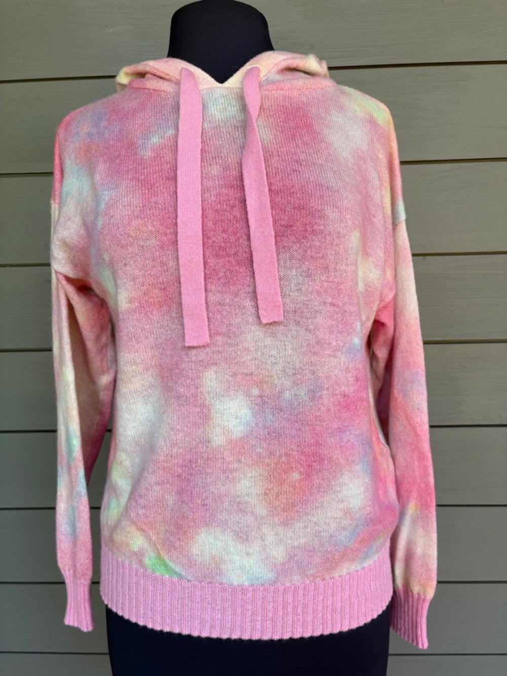 Brodie Pink Cashmere Hoodie Sweater